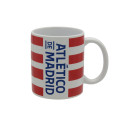 Taza de Cerámica Atlético de Madrid Franjas Horizontales 330 ML