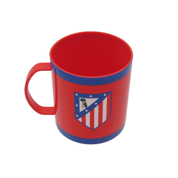 Taza de Plástico Para Microondas Atlético de Madrid Franjas Verticales 340 ML
