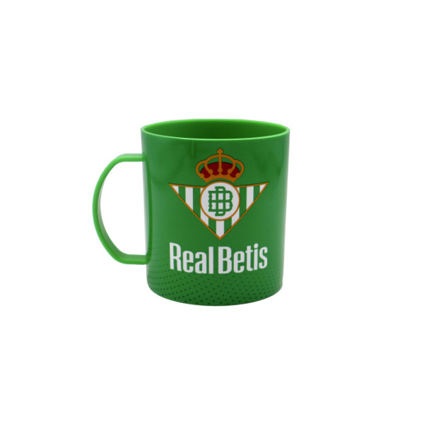 Taza de Plástico Para Microondas Real Betis La Vida en Verde 340 ML