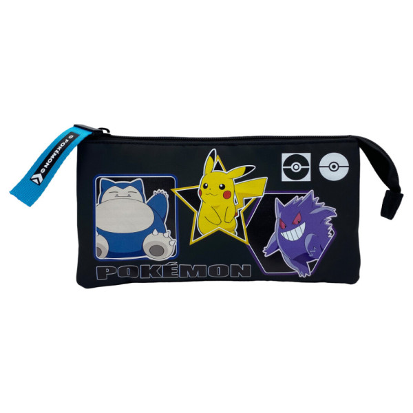 Estuche Portatodo Triple Pokémon Geo