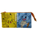 Estuche Portatodo Triple Pokémon Kanto Starters