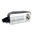 Estuche Portatodo Triple Compartimento Real Madrid Hala Madrid White Legend