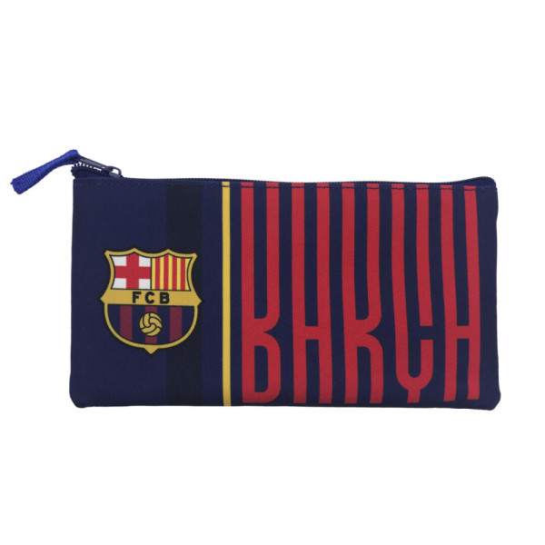 Estuche Portatodo Plano FC Barcelona Barca Letters