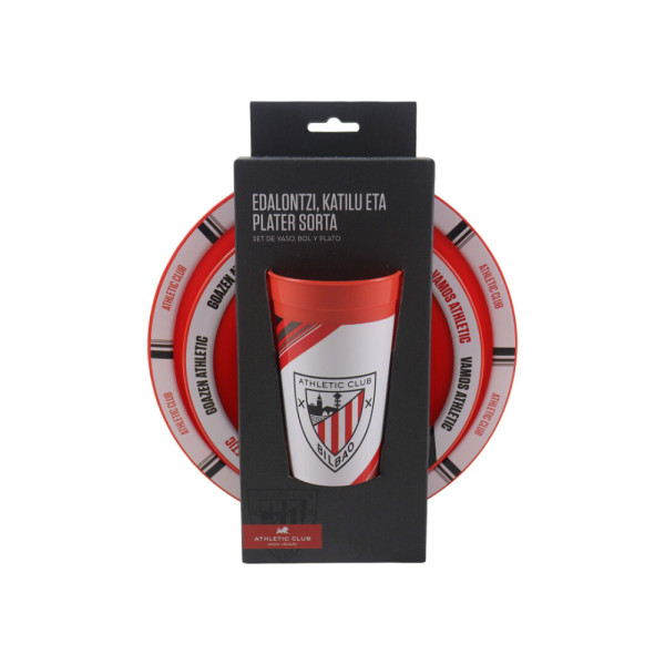 Set de Menaje Athletic Club Bilbao 3 Piezas
