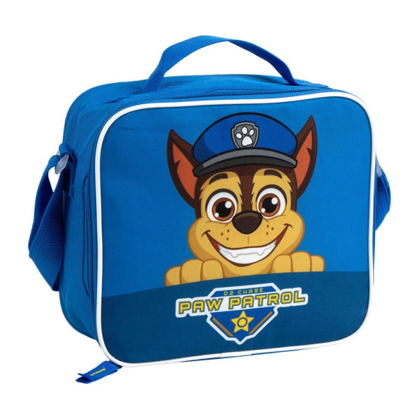 Bolsa Portaalimentos con Correa Bandolera Patrulla Canina Chase Azul