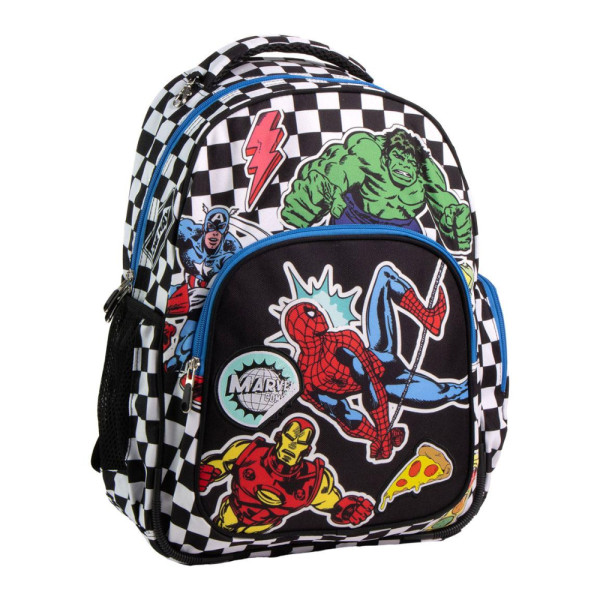 Mochila Escolar Mediana Avengers Race 42 CM