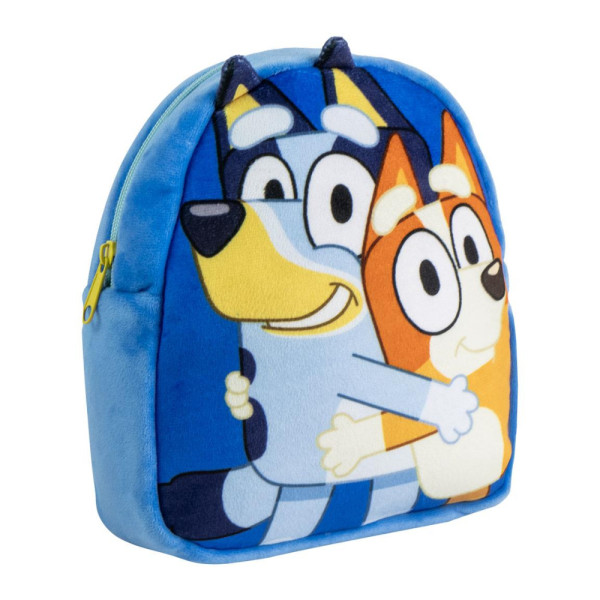 Mochila Guardería de Peluche Bluey y Bingo Azul