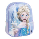 Mochila Guardería 3D Escolar Frozen Ice Lila