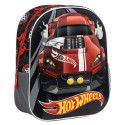 Mochila Guardería 3D Escolar Hot Wheels Run Negro