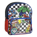 Mochila Infantil con Bolsillo Exterior Avengers Race Negro