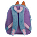 Mochila Infantil 3D con Bolsillo Exterior Bluey Azul Denim