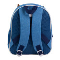 Mochila Infantil 3D con Bolsillo Exterior Patrulla Canina Chase Azul Denim