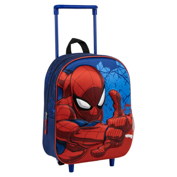 Mochila Trolley con Ruedas Guardería Spiderman Force 3D