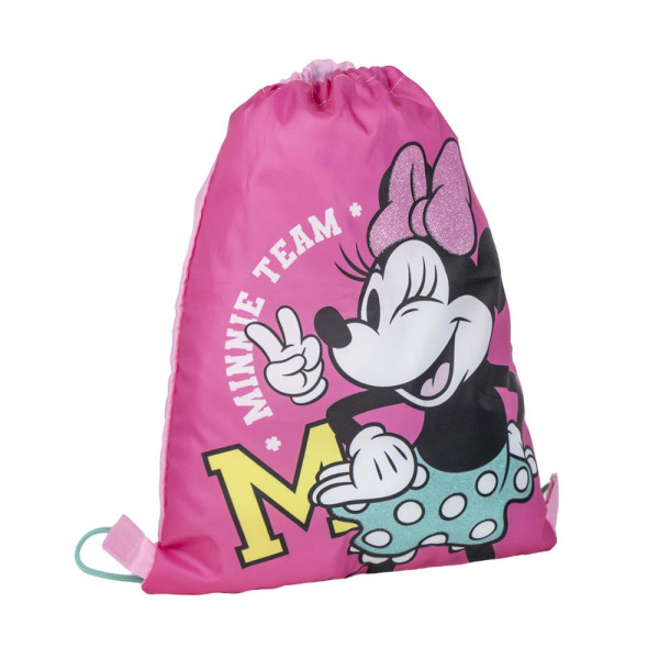 Saquito Escolar Minnie Mouse Team 33x27 CM