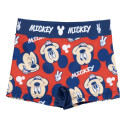 Bañador Bóxer Mickey Mouse Azul Marino y Rojo Niño