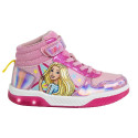 Zapatillas Deportivas Altas con Luces Suela PVC Barbie Niña