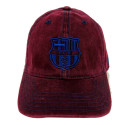 Gorra FC Barcelona Burdeos Denim Stone Hombre