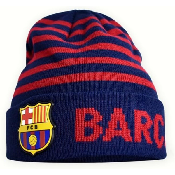 Gorro FC Barcelona a Rayas Adulto