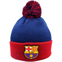 Gorro FC Barcelona con Pompón Junior