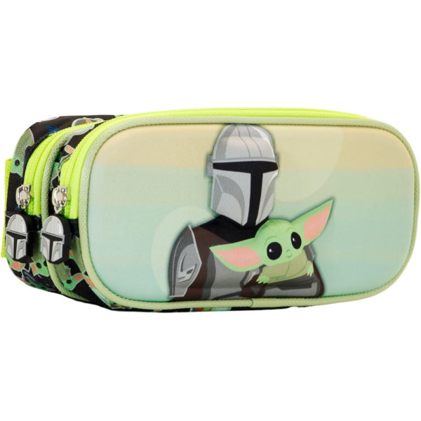 Estuche Portatodo Doble Star Wars The Mandalorian Eyes