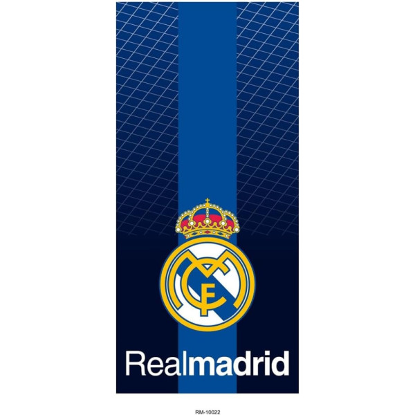 Toalla de Microfibra Real Madrid Celdillas Azul Marino 140x70