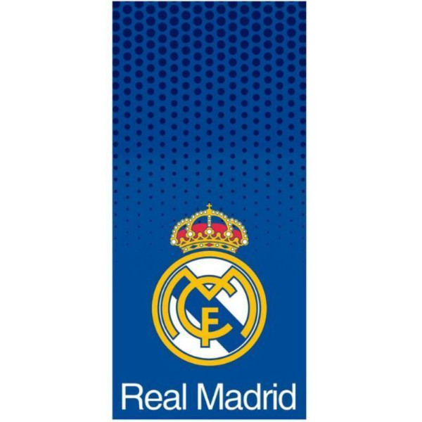Toalla de Algodón Real Madrid Puntos Azul Marino 150x75
