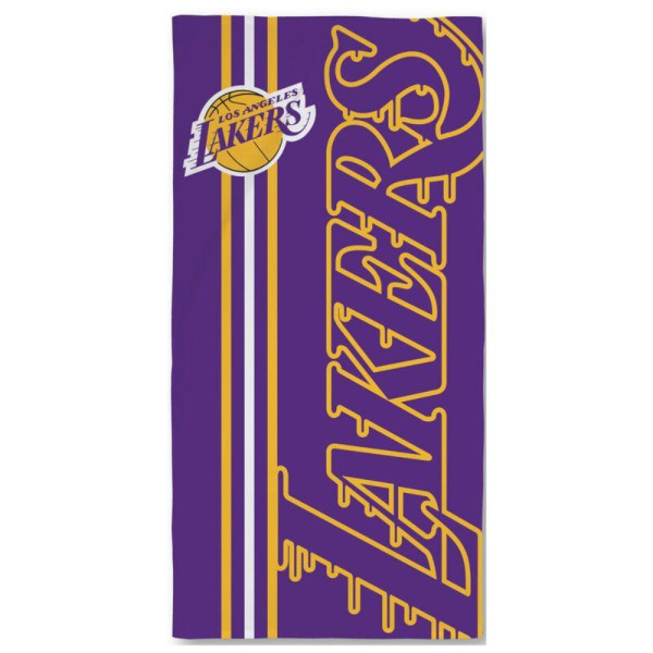 Toalla de Algodón Los Ángeles Lakers Morada 140x70