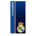 Toalla de Microfibra Real Madrid Azul Marino Bicolor 140x70