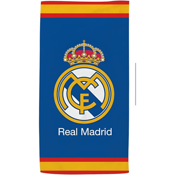 Toalla de Microfibra Real Madrid Azul con Bordes España 140x70