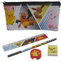 Estuche Portatodo Transparente con Material Pokémon Friends