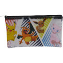 Estuche Portatodo Transparente con Material Pokémon Friends