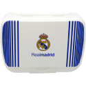 Sandwichera Real Madrid Blanca con Rayas