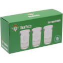 Set Tres Vasos Chupitos de Cristal Real Betis