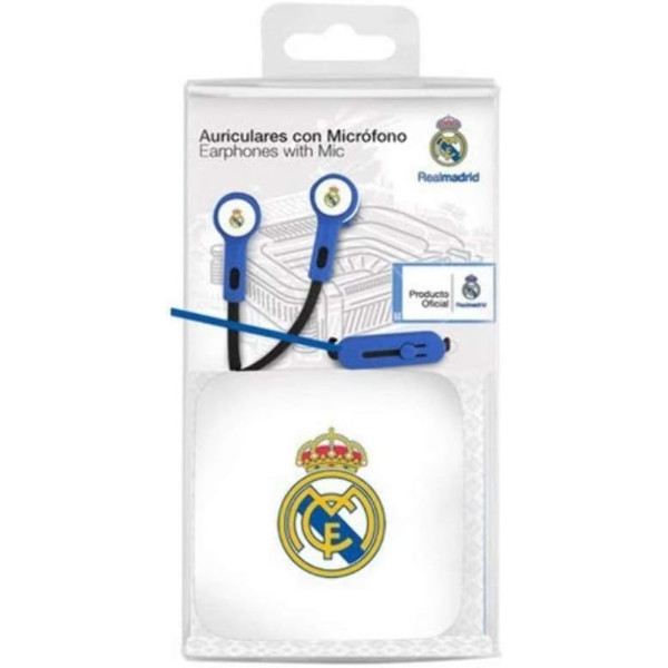 Auriculares con Micrófono Real Madrid Botón
