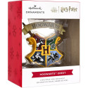 Figura Navideña Hallmark Harry Potter Hogwarts Crest