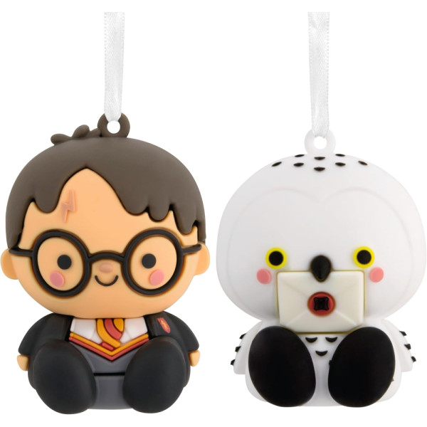 Figura Navideña Hallmark Better Together Harry Potter Harry and Hedwig