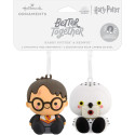 Figura Navideña Hallmark Better Together Harry Potter Harry and Hedwig