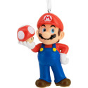 Figura Navideña Hallmark Super Mario con Seta