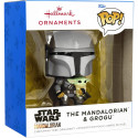 Figura Navideña Hallmark Funko Pop The Mandalorian and Grogu