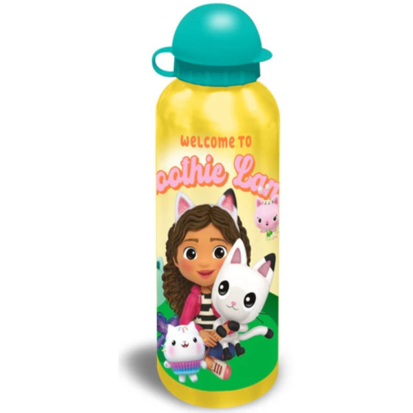 Botella Cantimplora Aluminio La Casa de Muñecas de Gabby 500 ML Aleatoria