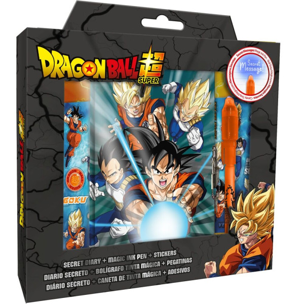 Diario Secreto Dragon Ball Super con Bolígrafo Mágico A5