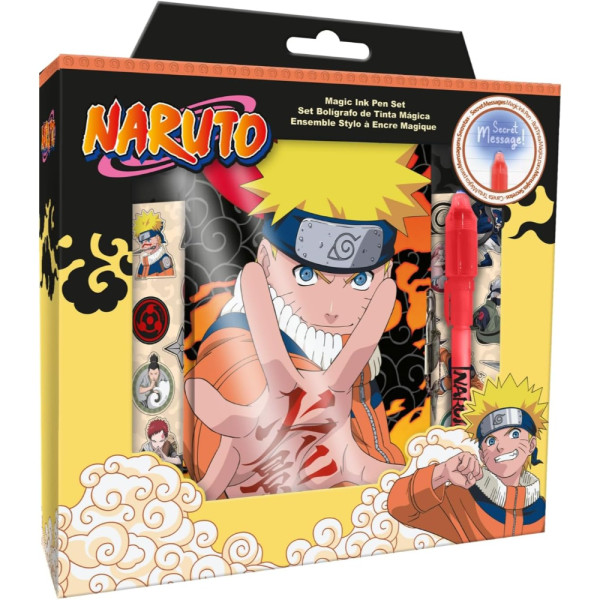 Diario Secreto Naruto con Bolígrafo Mágico A5