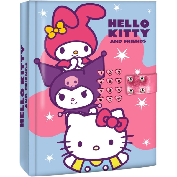 Diario Secreto con Sonido Hello Kitty and Friends Bolígrafo Mágico A5