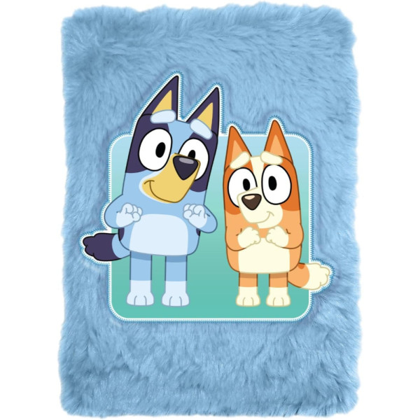 Cuaderno Libreta Plush Peluche Bluey A5