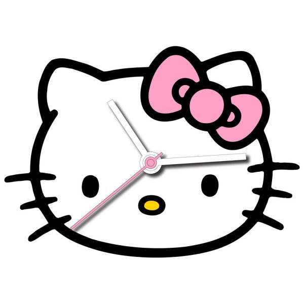 Reloj de Pared 3D MDF Hello Kitty and Friends