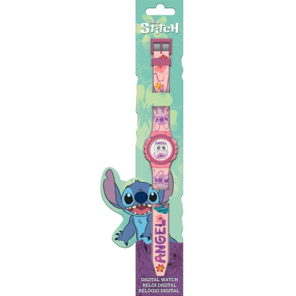 Reloj de Pulsera Digital Stitch Angel Junior