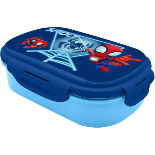 Sandwichera Compartimentos con Tenedor Spidey