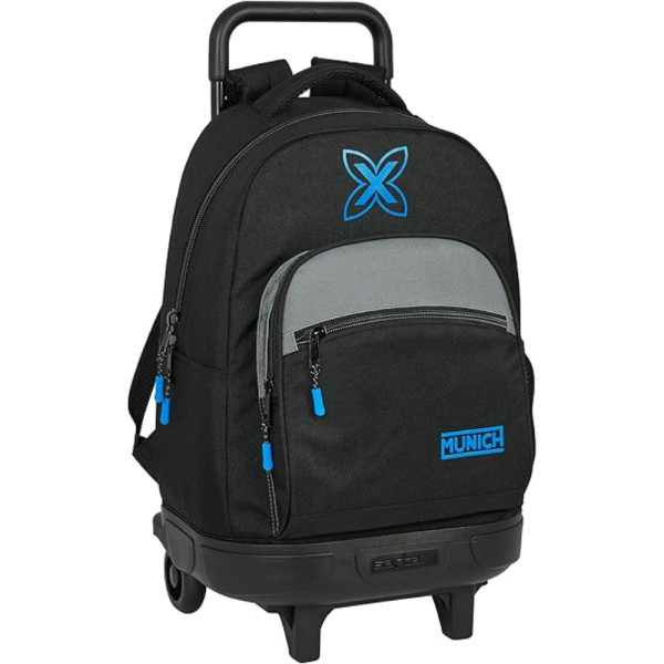 Mochila Trolley con Ruedas Compact Extraíble Munich Iron