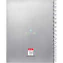 Cuaderno Benetton Silver A4 con Hojas Cuadriculadas