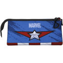 Estuche Portatodo Triple Capitán América Gears